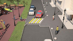 Янги турдаги пиёдалар йўли