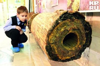 ХII асрнинг  ёғоч сув қувурлари