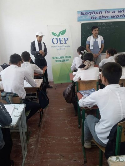 Экологик таълимни узлуксиз ва узвий олиб бориш орқалигина муаммоларга  самарали қарши  курашиш мумкин