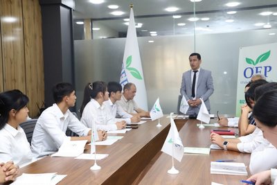 Талабалар  Экопартия  билан танишди