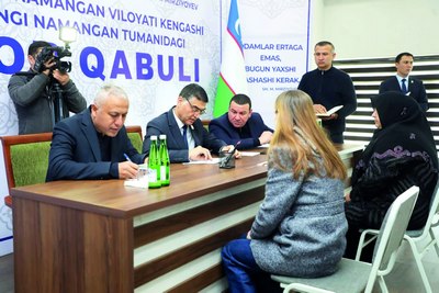 Илк учрашувдаёқ  50 дан ортиқ мурожаат