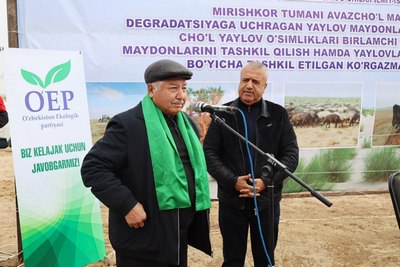 Миришкорнинг чўл ҳудудларида яйловлар тикланишга муҳтож