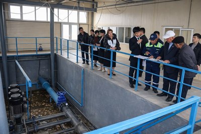 Ичимлик сув  таъминоти ҳолати ўрганилди